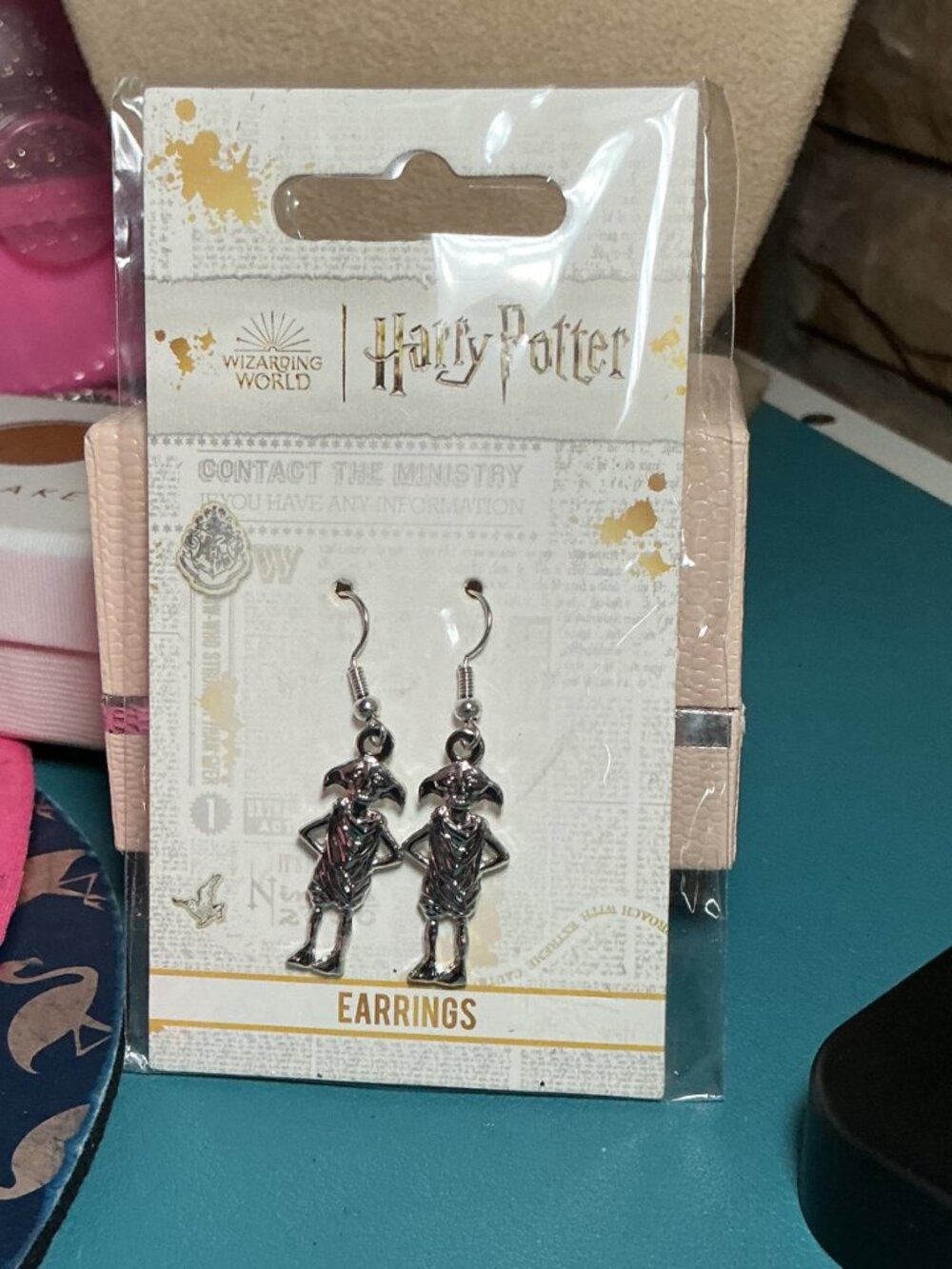 Harry Potter Wizarding World Dobby House Elf Drop Earrings